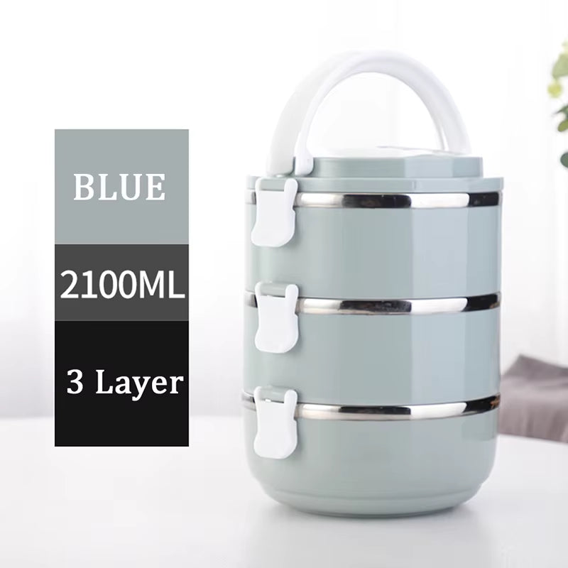 Multi-Layer Stainless Steel Lunch Box Food Portable Thermal Lunchbox Picnic Office Kids Workers School Japanese Bento