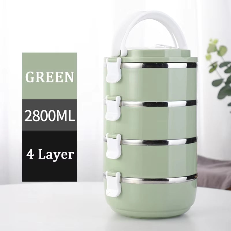 Multi-Layer Stainless Steel Lunch Box Food Portable Thermal Lunchbox Picnic Office Kids Workers School Japanese Bento