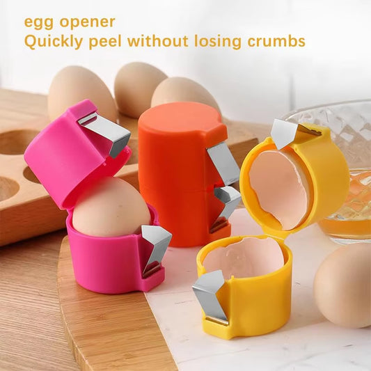 Egg Shell Opener Handheld Egg Cracker Separator Tool Egg Cracker Precise Egg Cutting Tool for Kitchen Baking Egg Cracking Tool