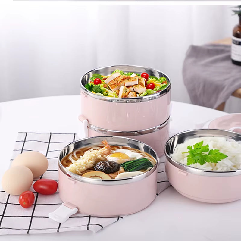 Multi-Layer Stainless Steel Lunch Box Food Portable Thermal Lunchbox Picnic Office Kids Workers School Japanese Bento