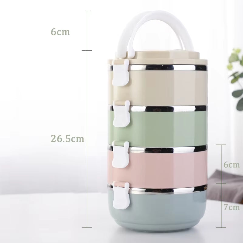 Multi-Layer Stainless Steel Lunch Box Food Portable Thermal Lunchbox Picnic Office Kids Workers School Japanese Bento